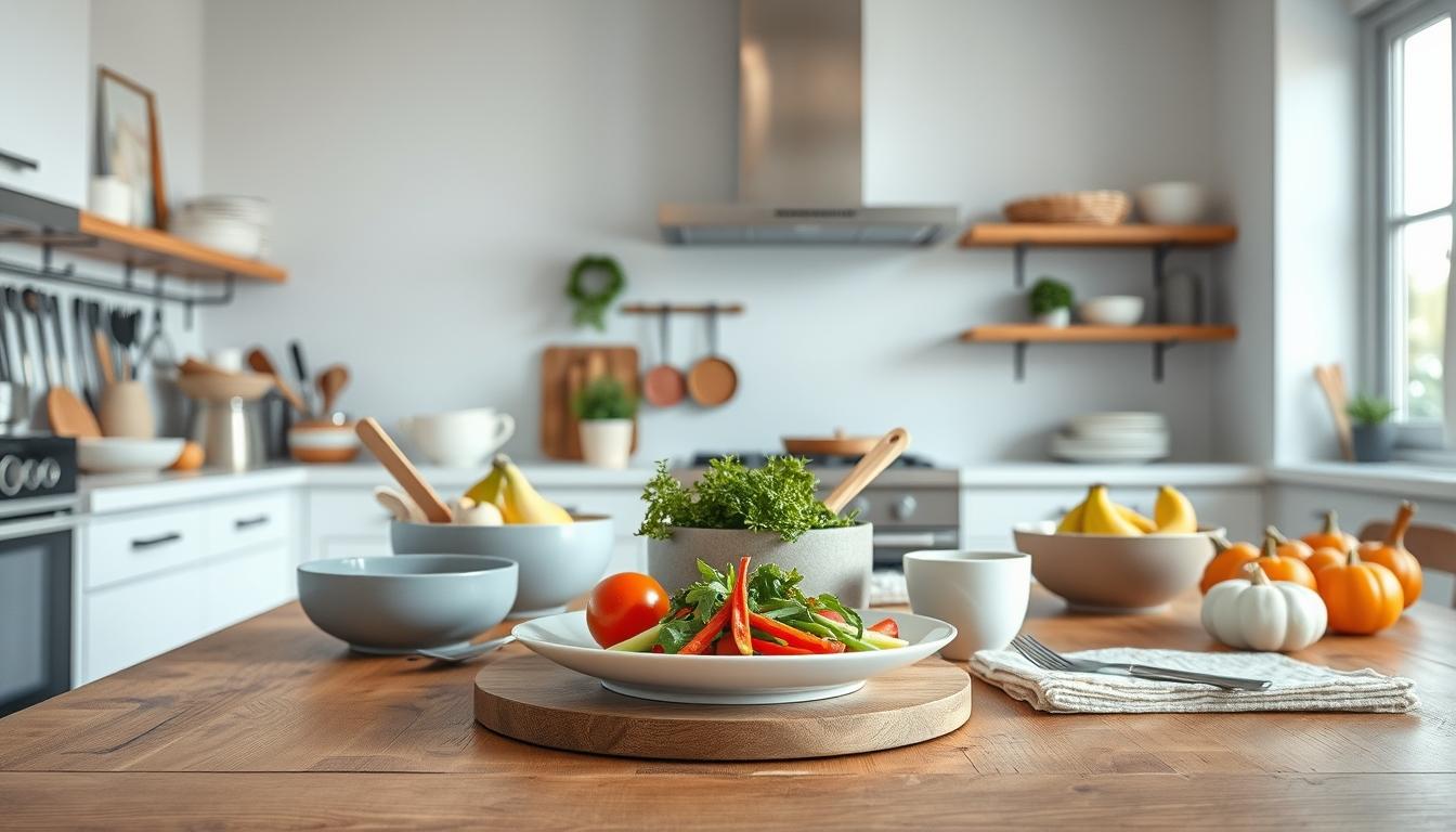 Healthy home cooking bowl