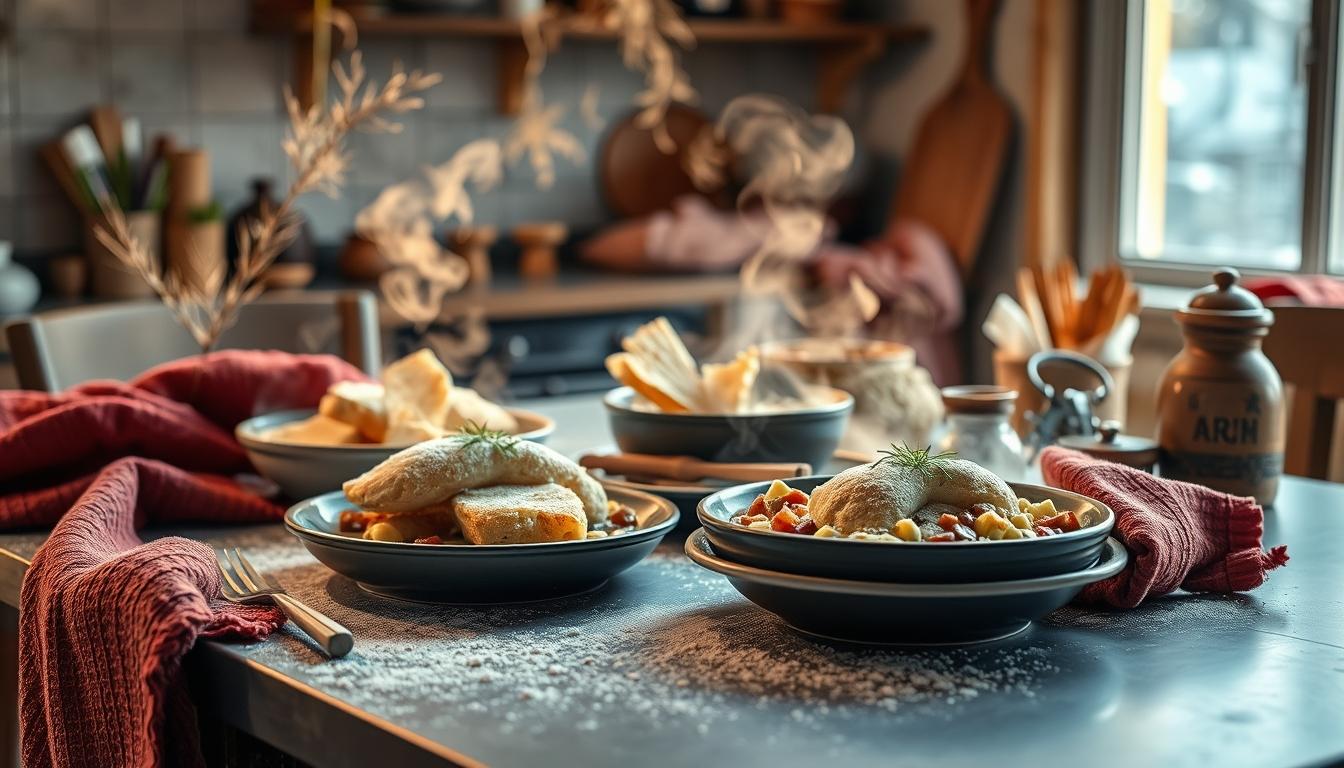 Fresh ingredients for healthy home cooking